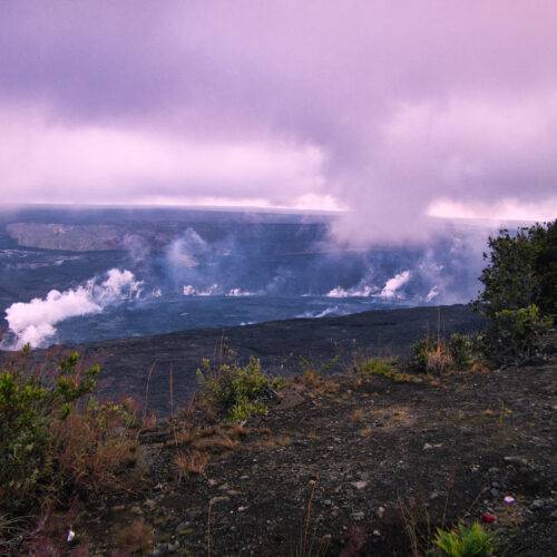 Vog-Volcanic Venting From Kilauea