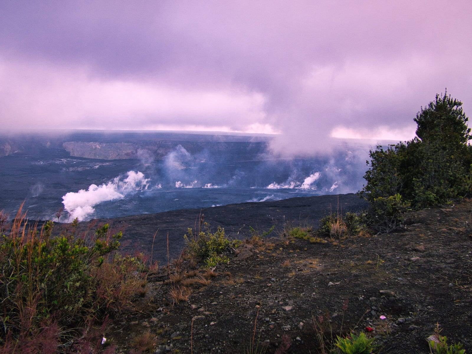 Vog-Volcanic Venting From Kilauea