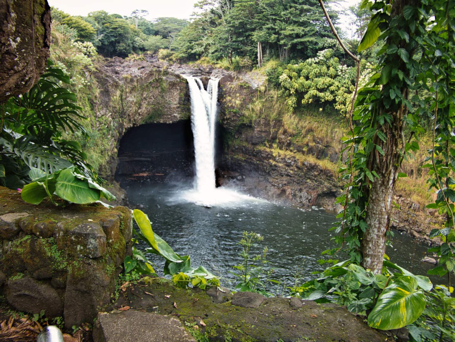 The 100-Foot Kahuna Falls Is The First One You Come To On The Trail At Akaka Falls State Park